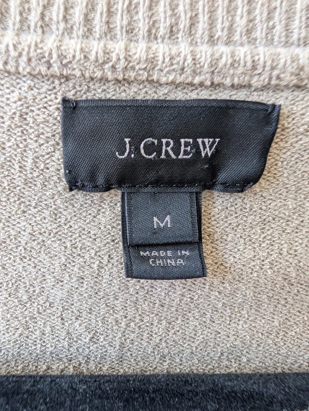 J.Crew 100% Cotton Raglan Crewneck Sweater Bundle (Set of 2, Size M)